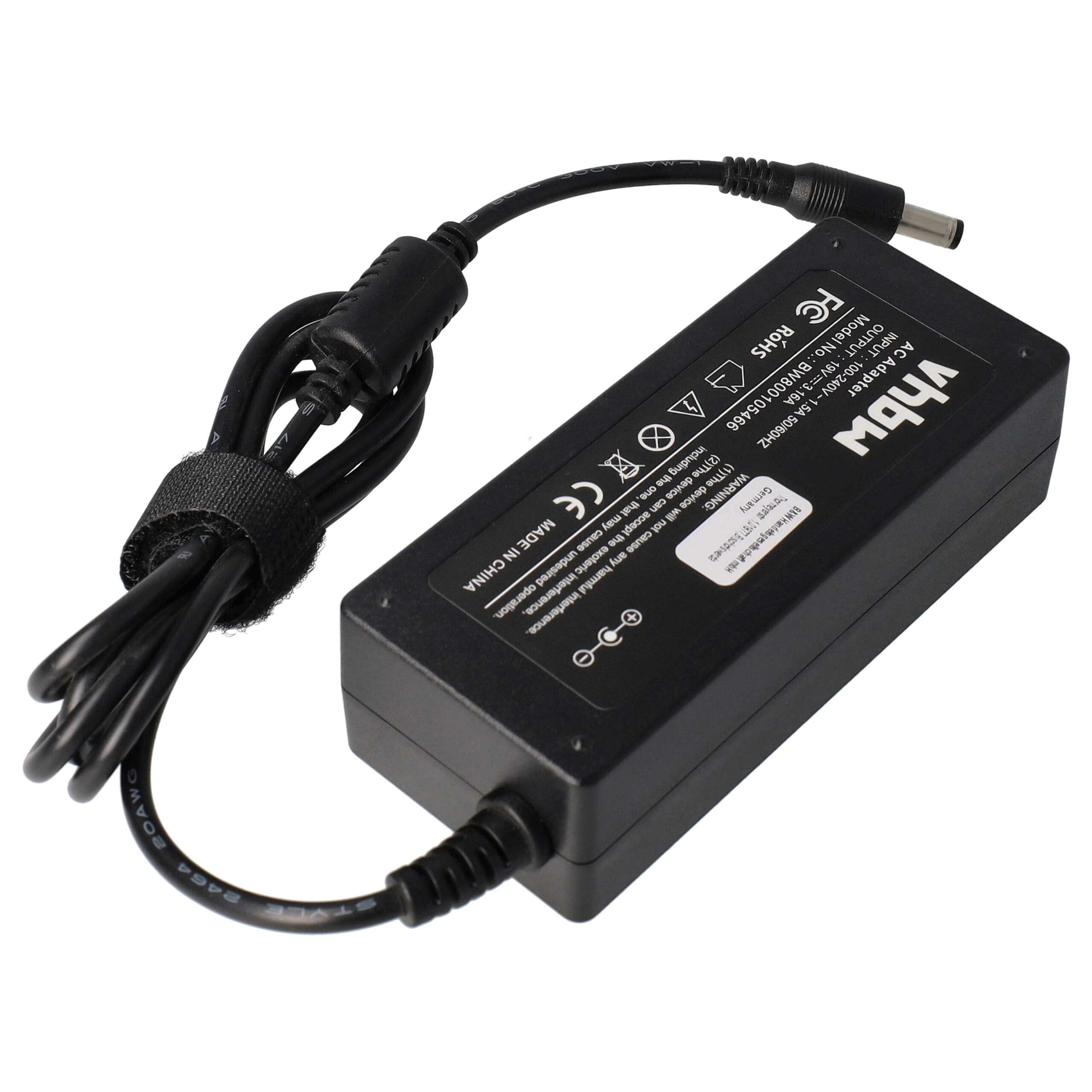 Adaptador de Alimentação para Portátil Acer vhbw 60W - Substitui 25.10064.041, 25.10135.011, 25.10068.121 - Image 4