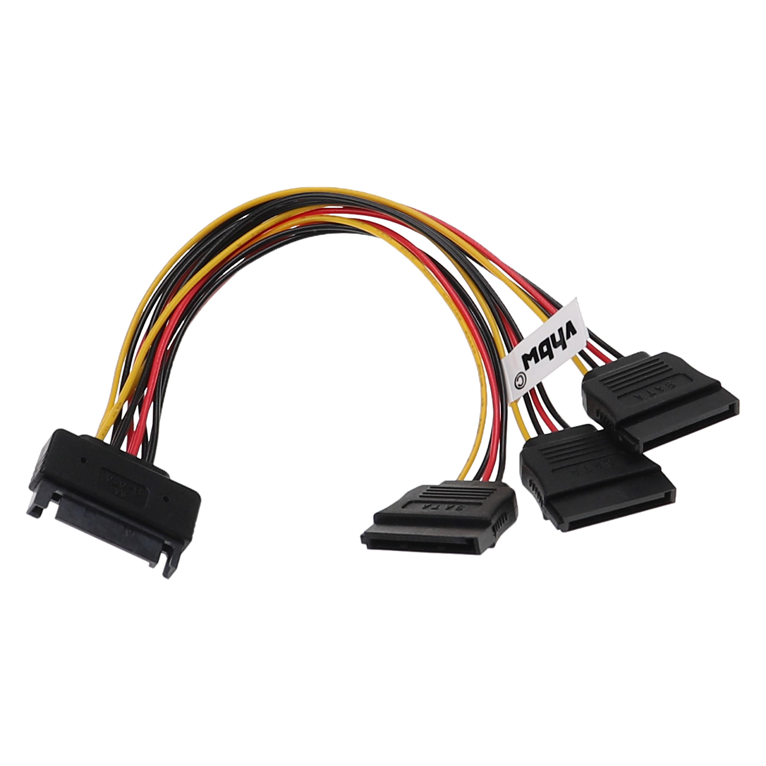 Cabo de Alimentação SATA para 3x Conectores SATA - vhbw, 9,7 cm - Image 3