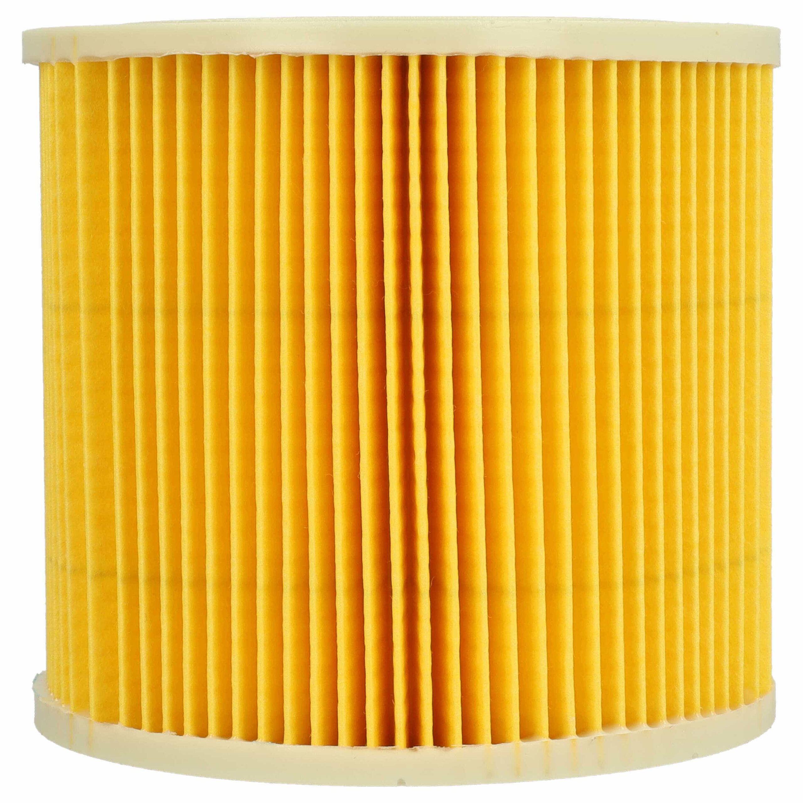 2x Filtro de Cartucho de Substituição vhbw para Kärcher 2.863-303.0, 6.414-547.0 e PowerPlus, Amarelo - Image 2
