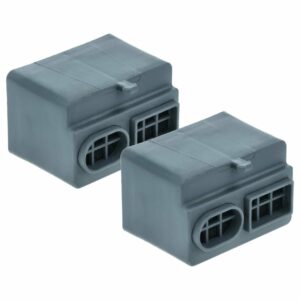 2x Filtro de Carvão Ativado vhbw substitui Liebherr 743455700 para Frigorífico