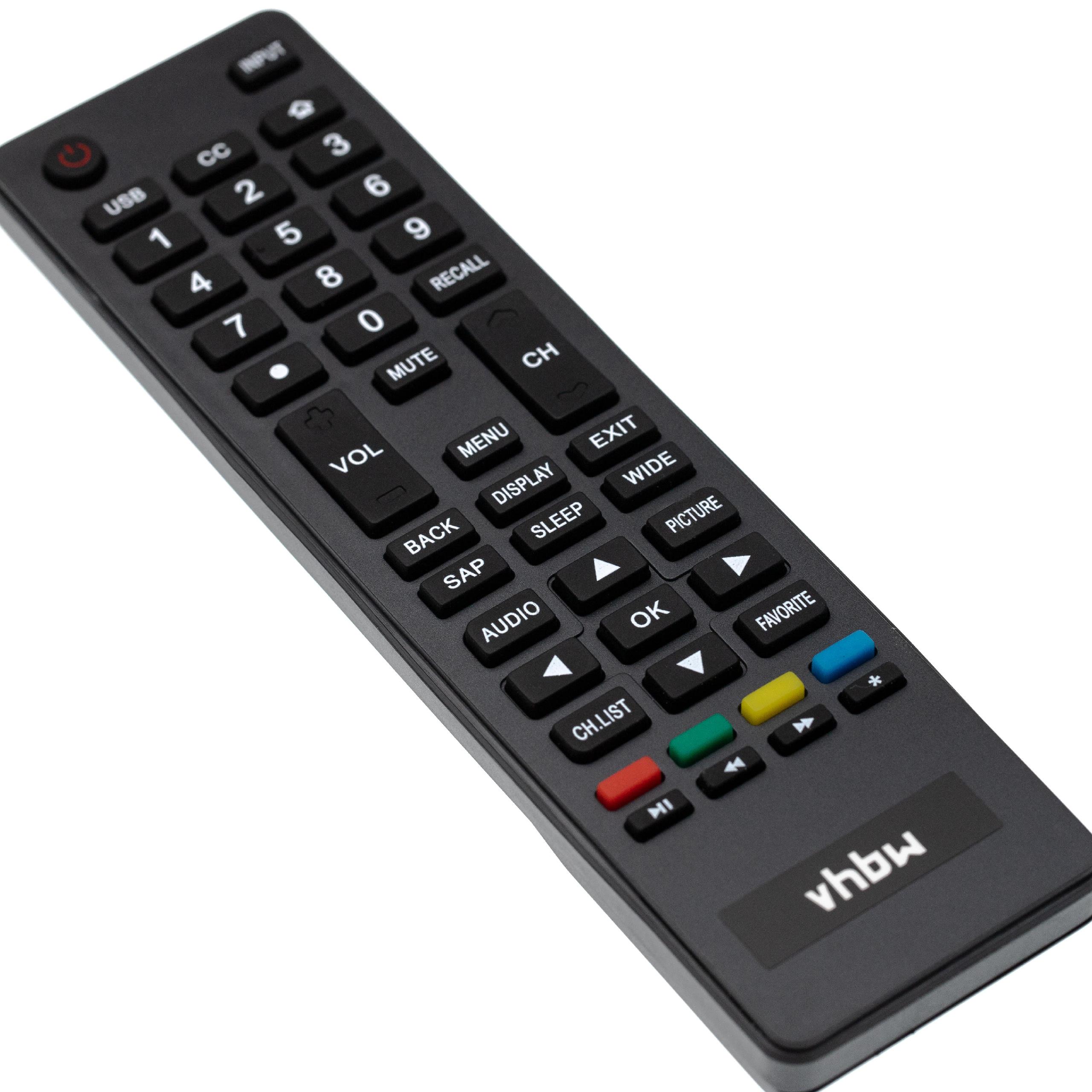 Telecomando vhbw para Haier HTR-A18M e TV Haier