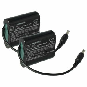 Bateria para Luvas de Mota Aquecidas Venture Heat 1122B - 2x 2600 mAh 11.1V Li-Ion vhbw