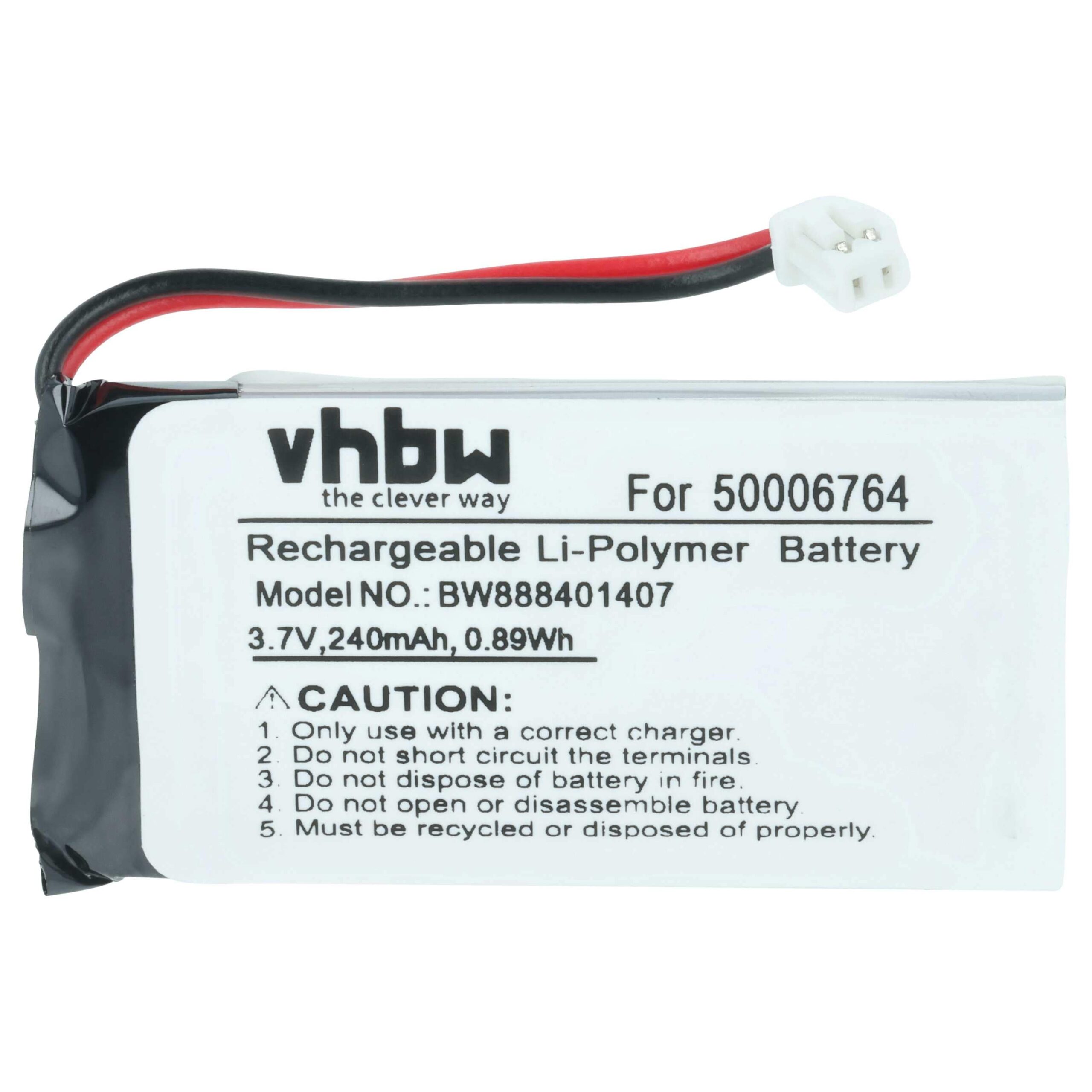 Bateria vhbw para Mitel 50006764, 50005711 - Telefone Fixo DECT 240 mAh 3.7 V Li-polymer - Image 3