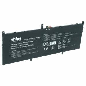 Bateria de Substituição para Lenovo vhbw 5B10U65274, 5B10U65275, L19C4PD1, L19D4PD1 - 7550 mAh 7.7 V Li-polímero