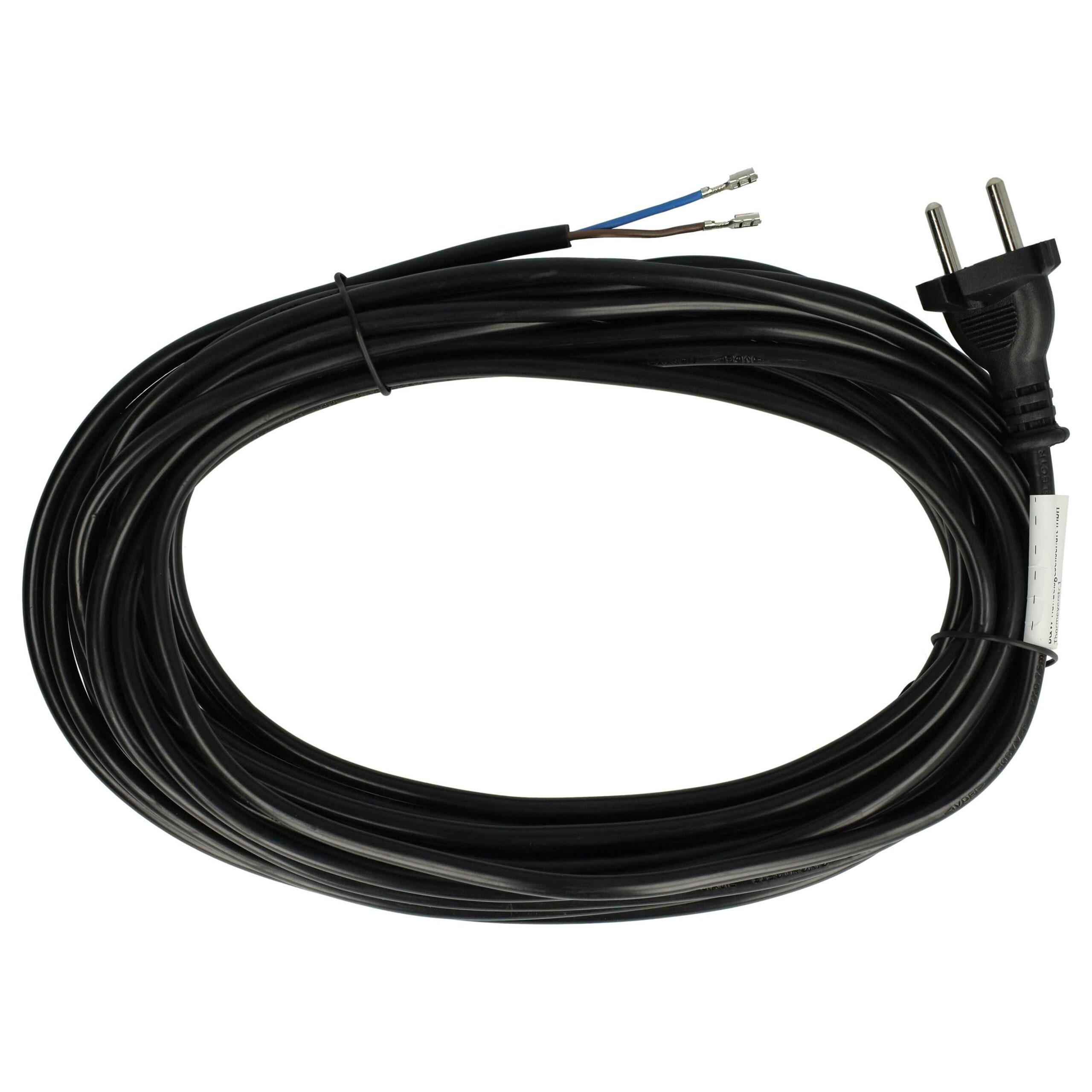 Cabo de Alimentação vhbw para Aspirador Thomas, Sebo 5260DG, 7128SR - 10 m, 1000 W - Image 4