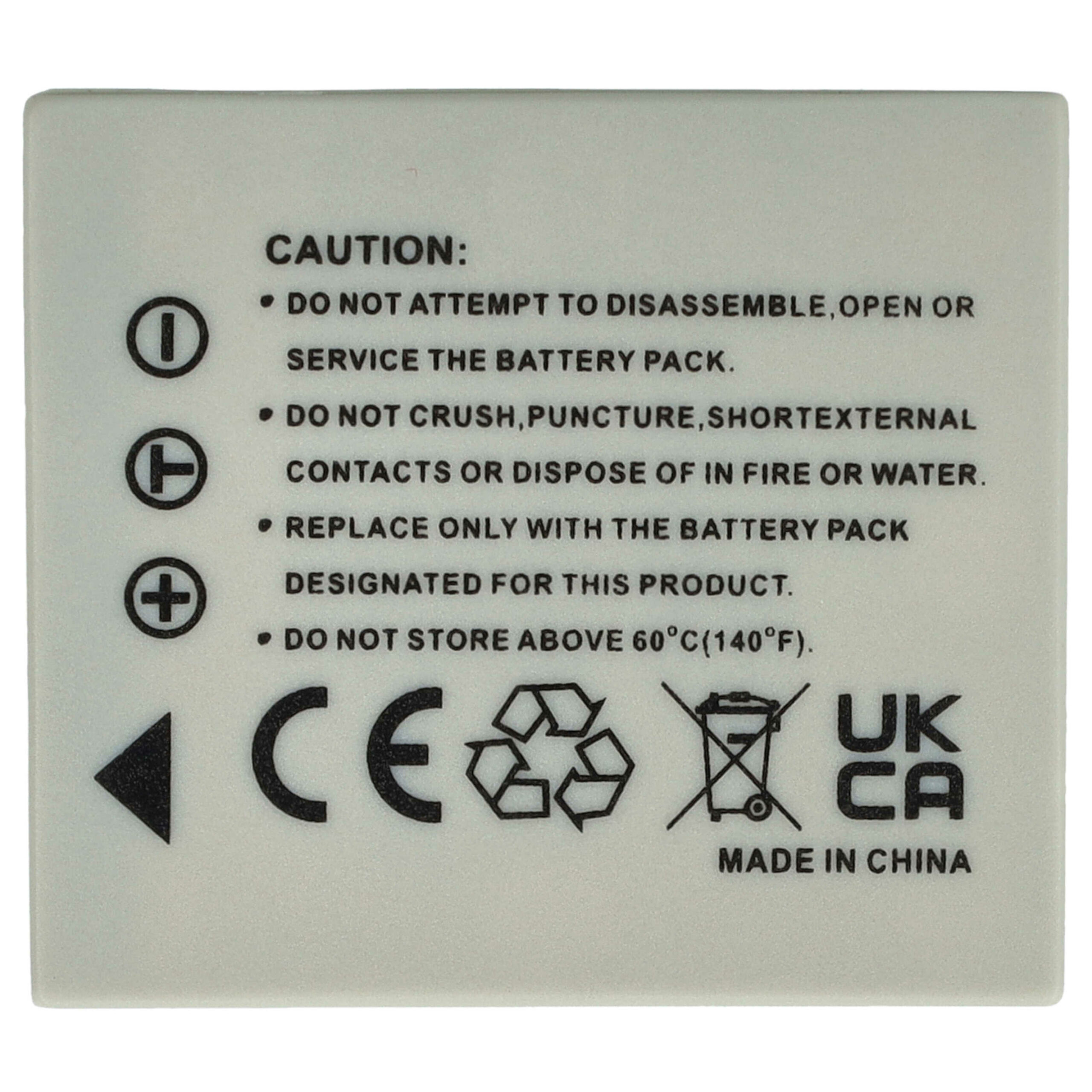 Bateria compatível Creative CAS101 - 500mAh, 3.6V, Li-Ion vhbw - Image 4