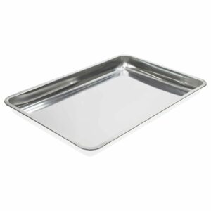 Bandeja de Gordura em Aço Inoxidável vhbw - Compatível BGS 7892 - 9 L