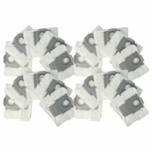 Pack com 20 Sacos de Pó para Unidade de Vácuo compatível com Roborock Q7 - vhbw