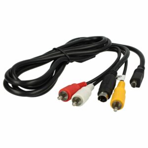 Cabo AV compatível com Sony VMC-15FS, VMC-15FS + S, VMC-30FS - 150 cm