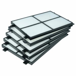 Conjunto de 5 Filtros de Ar ISO Coarse 45% compatível com Zehnder 990320575, 990320573