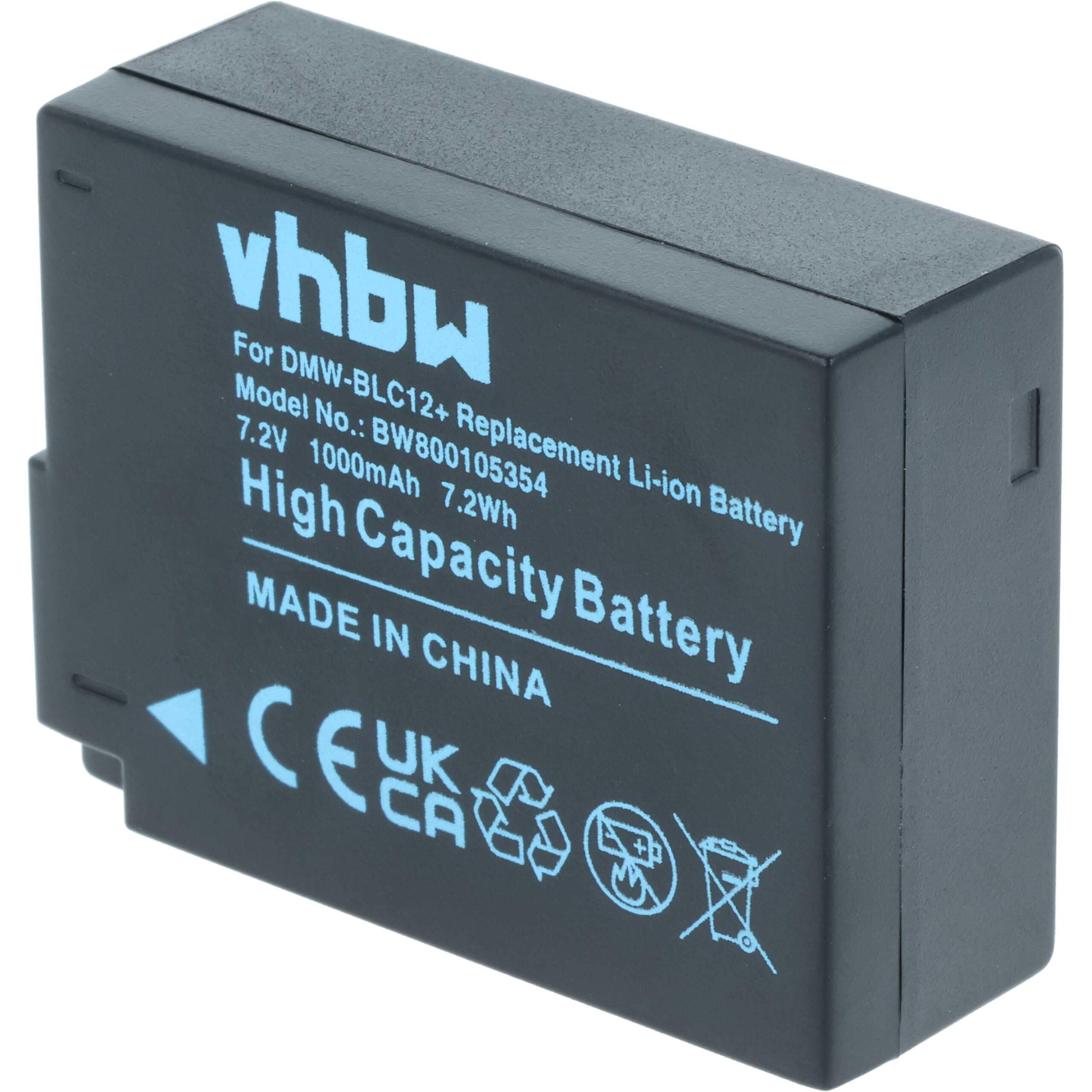 Bateria vhbw compatível com Leica BP-DC12 - 1000mAh, 7.2V, Li-Ion com Chip de Informação - Image 4