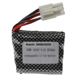 Bateria vhbw 9,6 V 800 mAh Li-Ion para GPToys, Foxx, Hosim - Conector EL-6P