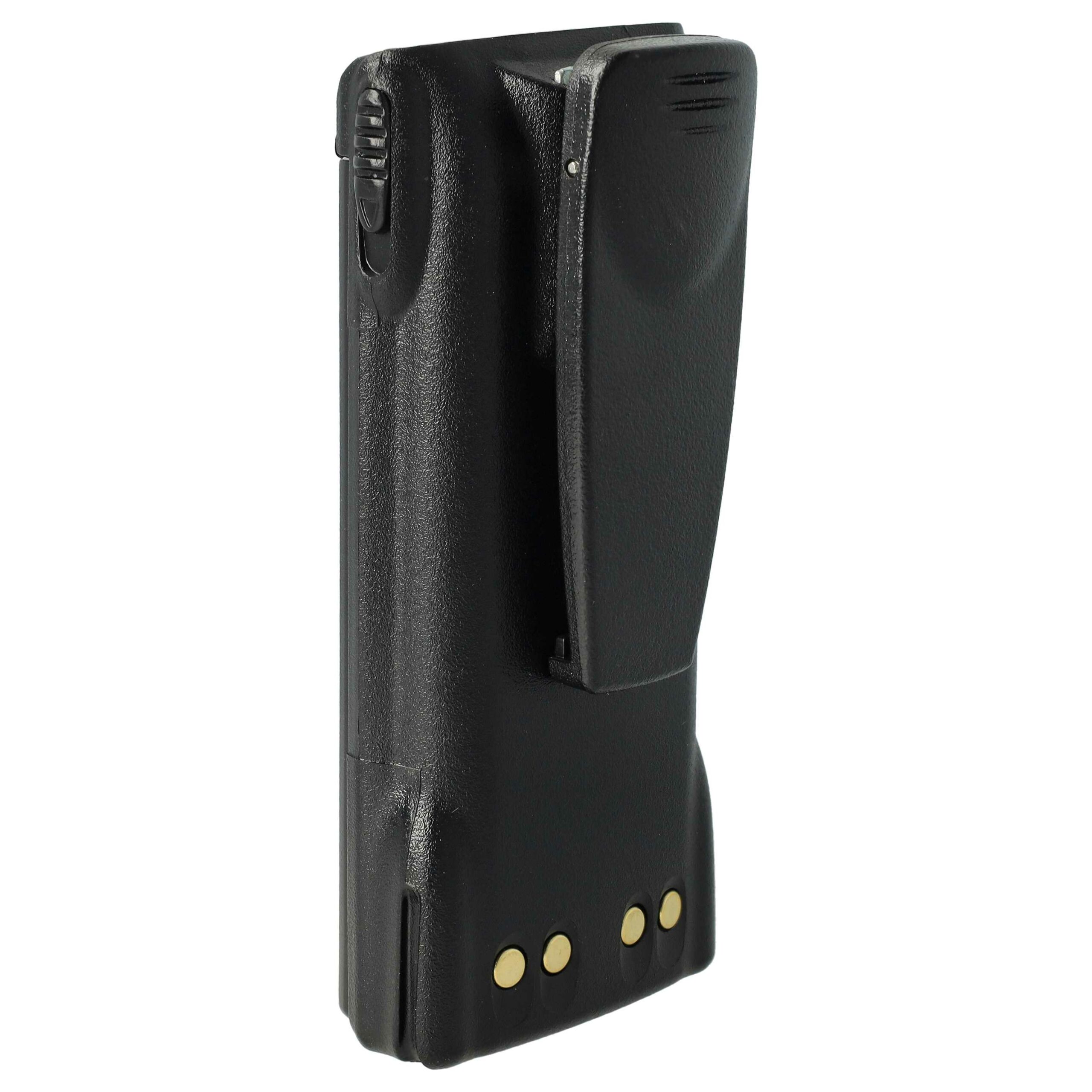 Bateria de Substituição para Rádio Motorola HMNN4151, HMNN4154, HMNN4158, HMNN4159 - 1500 mAh 7.2 V NiMH com Clipe de Cinto - Image 2
