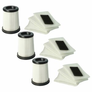 Conjunto de 3 Filtros vhbw para Dirt Devil 2828001 - Filtros para Aspirador de Pó