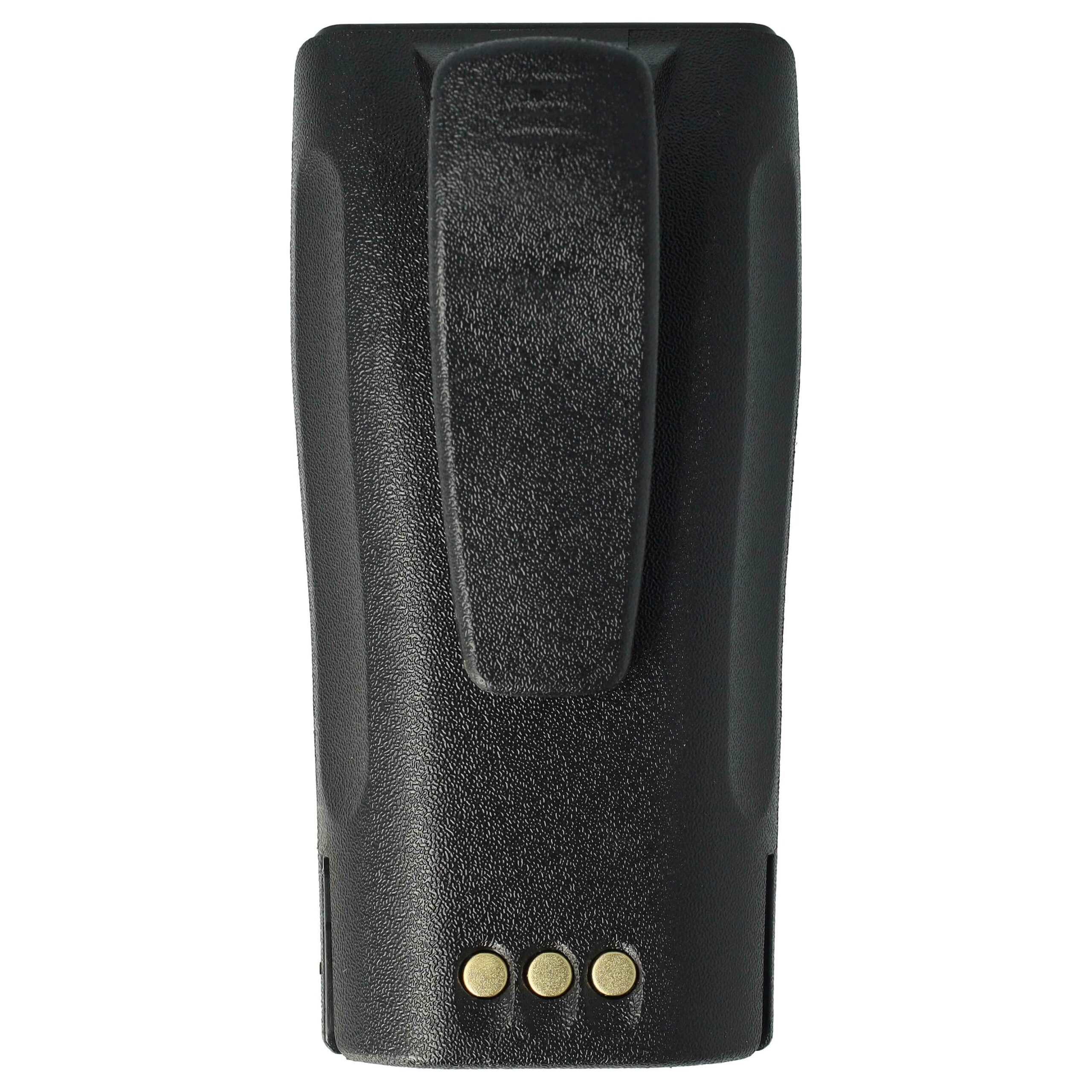 Bateria vhbw para Rádio Motorola NNTN4497, NNTN4496, NNTN4496AR, MNN4254AR - 2500 mAh 7.2 V NiMH com Clip - Image 4