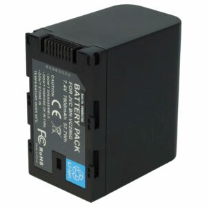 Bateria para Câmara de Vídeo JVC BN-VC298G, BN-VC296G, BN-VC264G - 7800 mAh 7.4 V Li-Ion