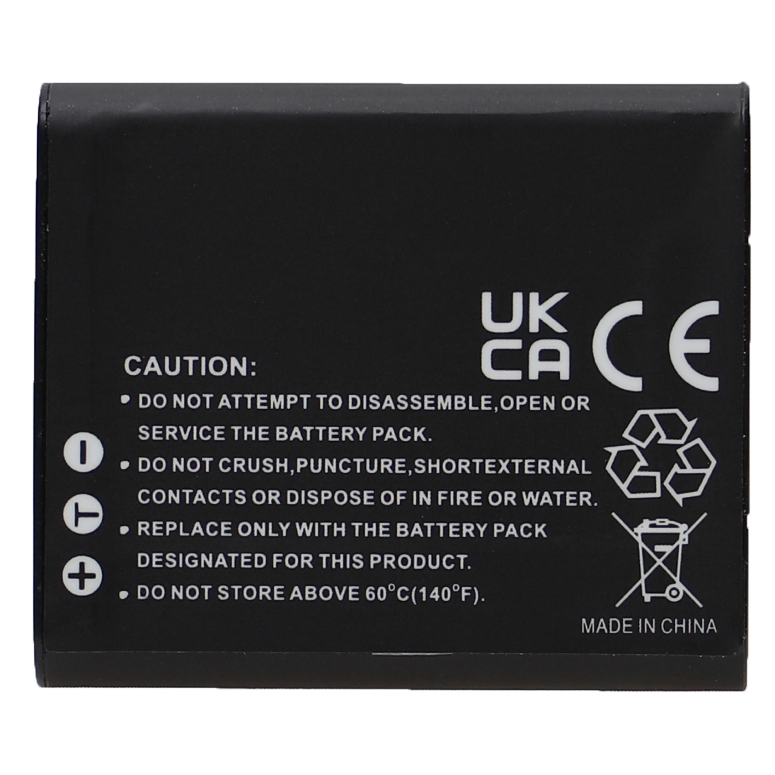 Bateria EXTENSILO 2x para Sony NP-FK1, NP-BK1 - 770 mAh 3.7 V Li-Ion