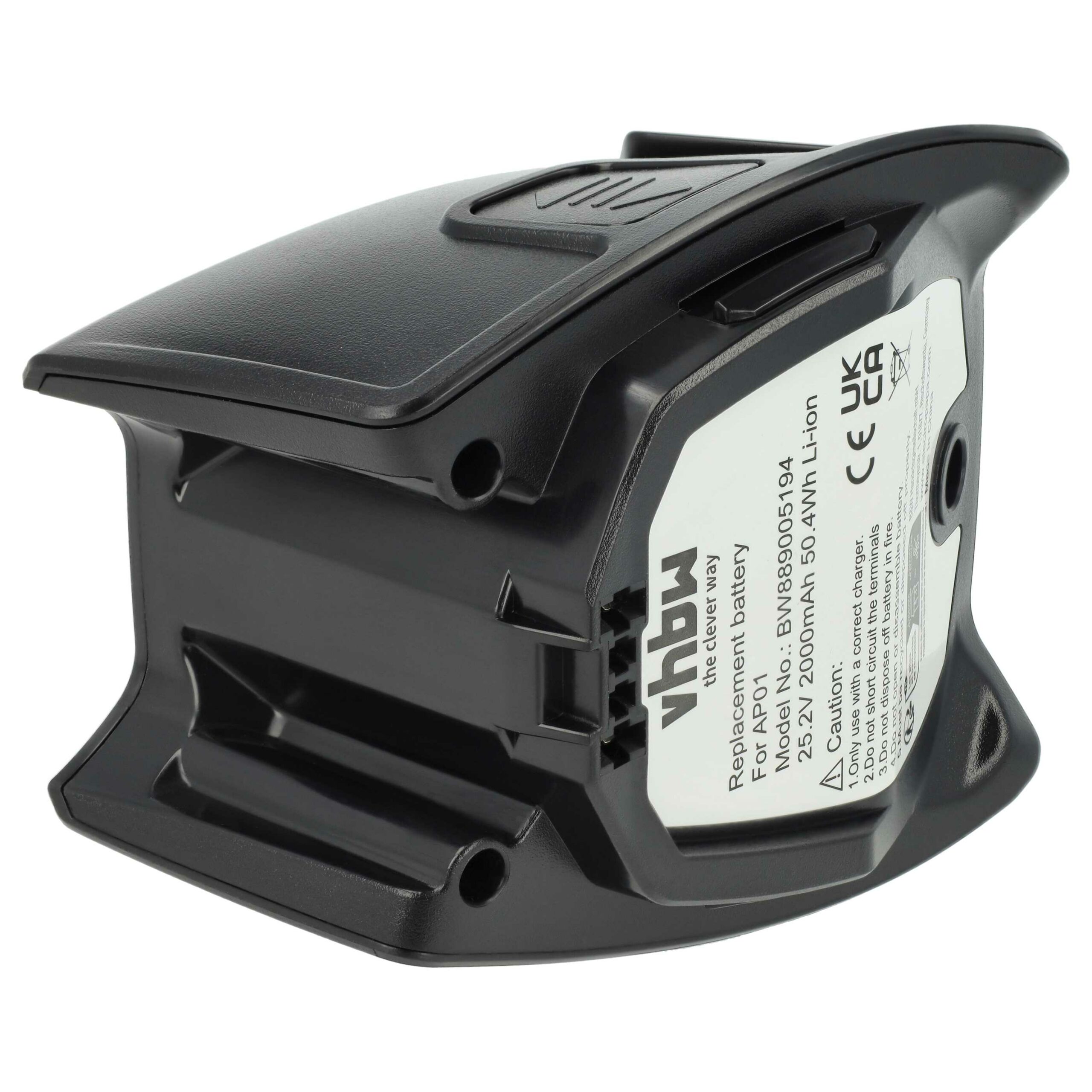 Bateria vhbw para Miele AP01, HX-LA, 1010042, AP02, HS19, 11384710 - 2000mAh, 25.2V, Li-Ion - Image 2