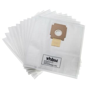 10x Sacos para Aspirador compatíveis com Rowenta ZR002601 - microfleece vhbw