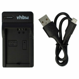 Carregador USB-C com Cabo para Samsung, Canon 450D e outras câmaras - 0,5 A vhbw