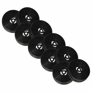Pack 10x Filtros de Carvão Ativado para Coifa Respekta KKT Kolbe K113