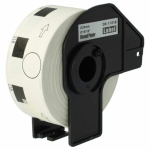 Rolo de Etiquetas compatível com Brother DK-11218 - Premium 24 mm + Suporte