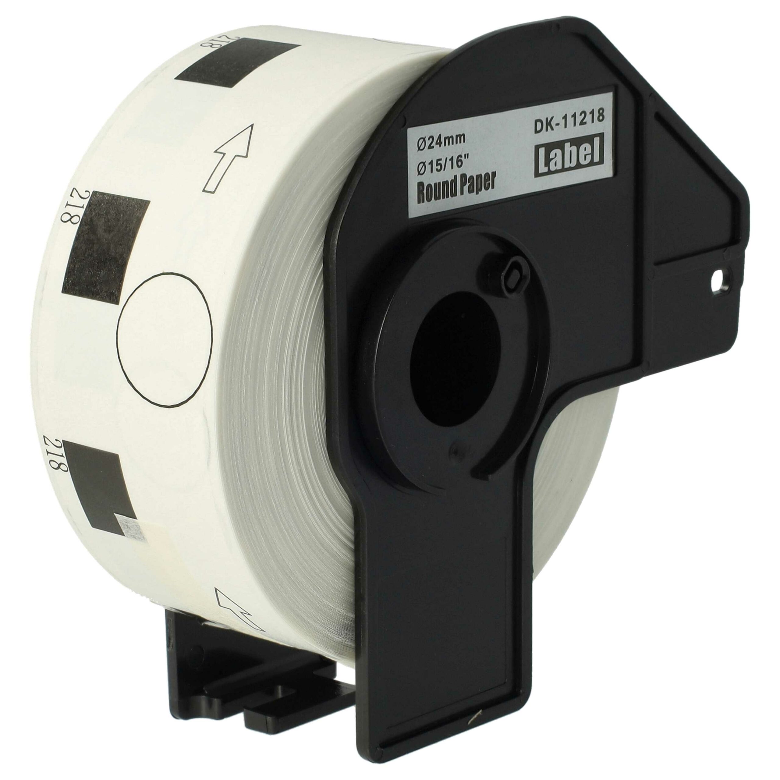 Rolo de Etiquetas compatível com Brother DK-11218 - Premium 24 mm + Suporte