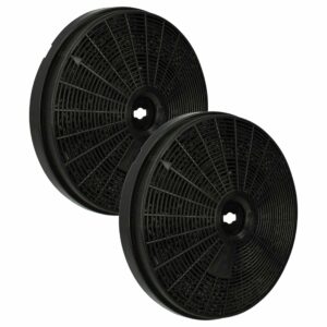 2x Filtro de Carvão Ativado Substituição Gorenje 127024 para Bauknecht - 20 cm