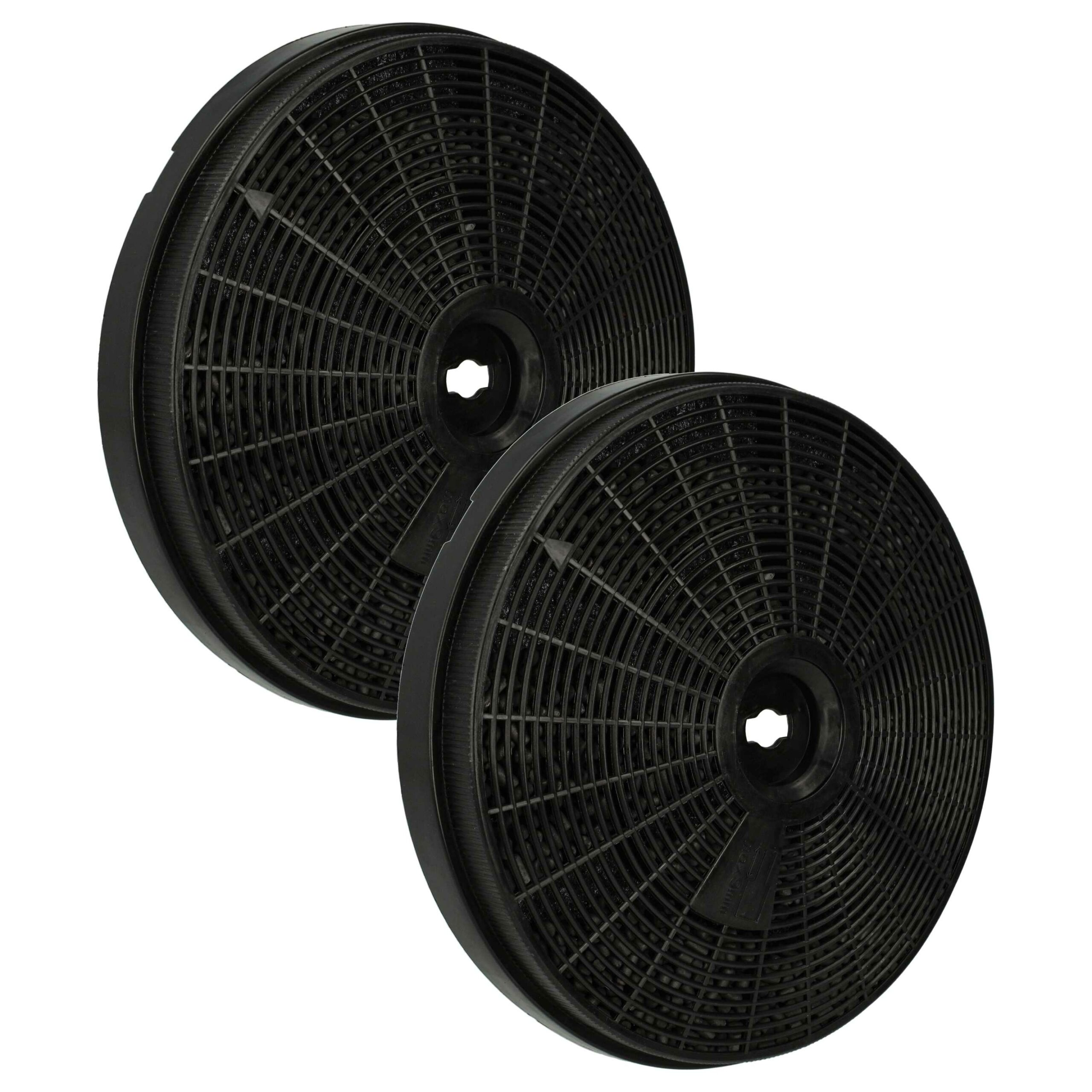 2x Filtro de Carvão Ativado Substituição Gorenje 127024 para Bauknecht - 20 cm