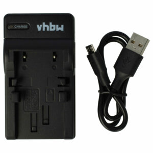 Carregador de Bateria USB-C + Cabo para Praktica, Jenoptik, Konica Minolta e Fujitsu-Siemens vhbw