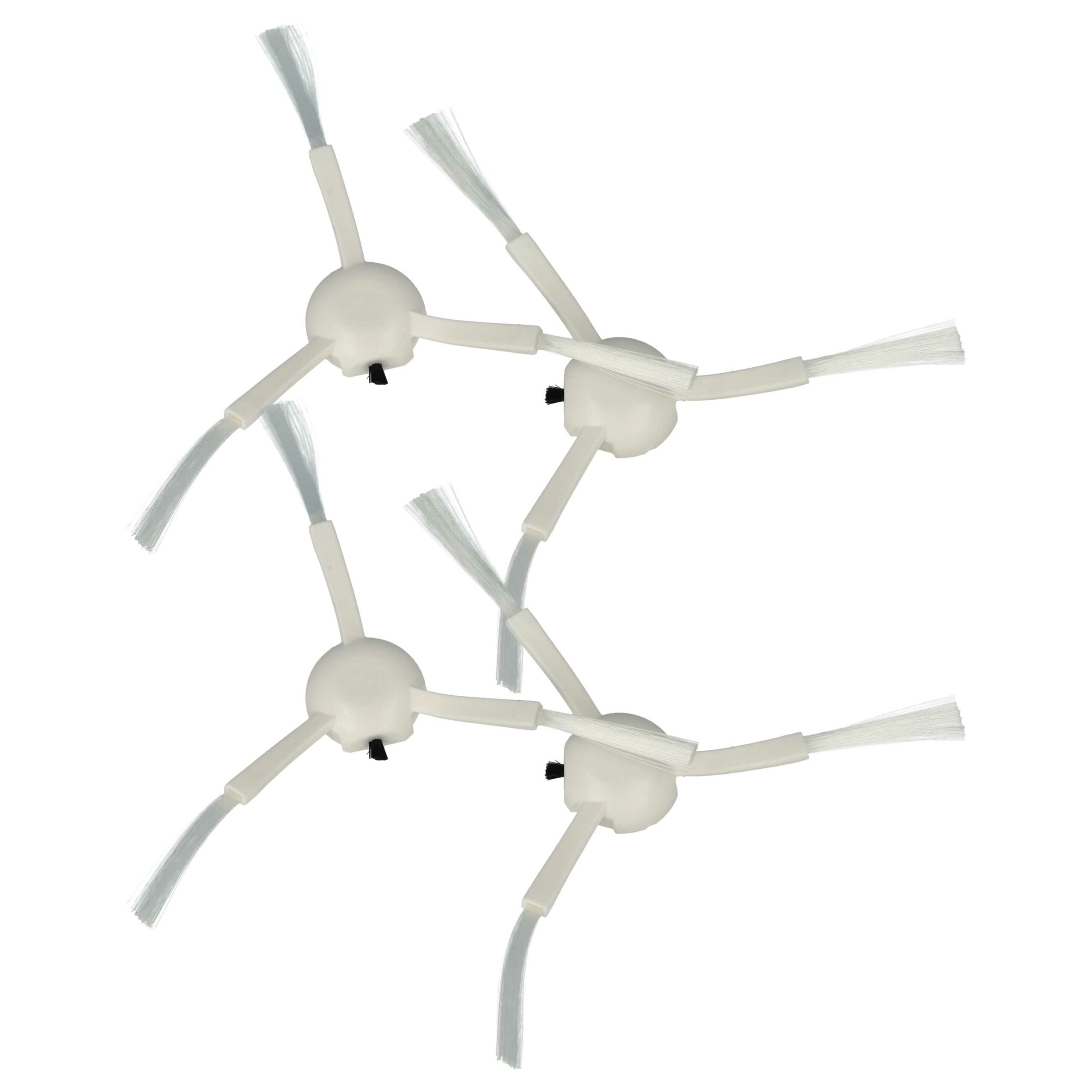 4 Escovas Laterais vhbw para Dreame 2839434, 20020100000446 - Aspirador Robô, 3 Braços, Branco