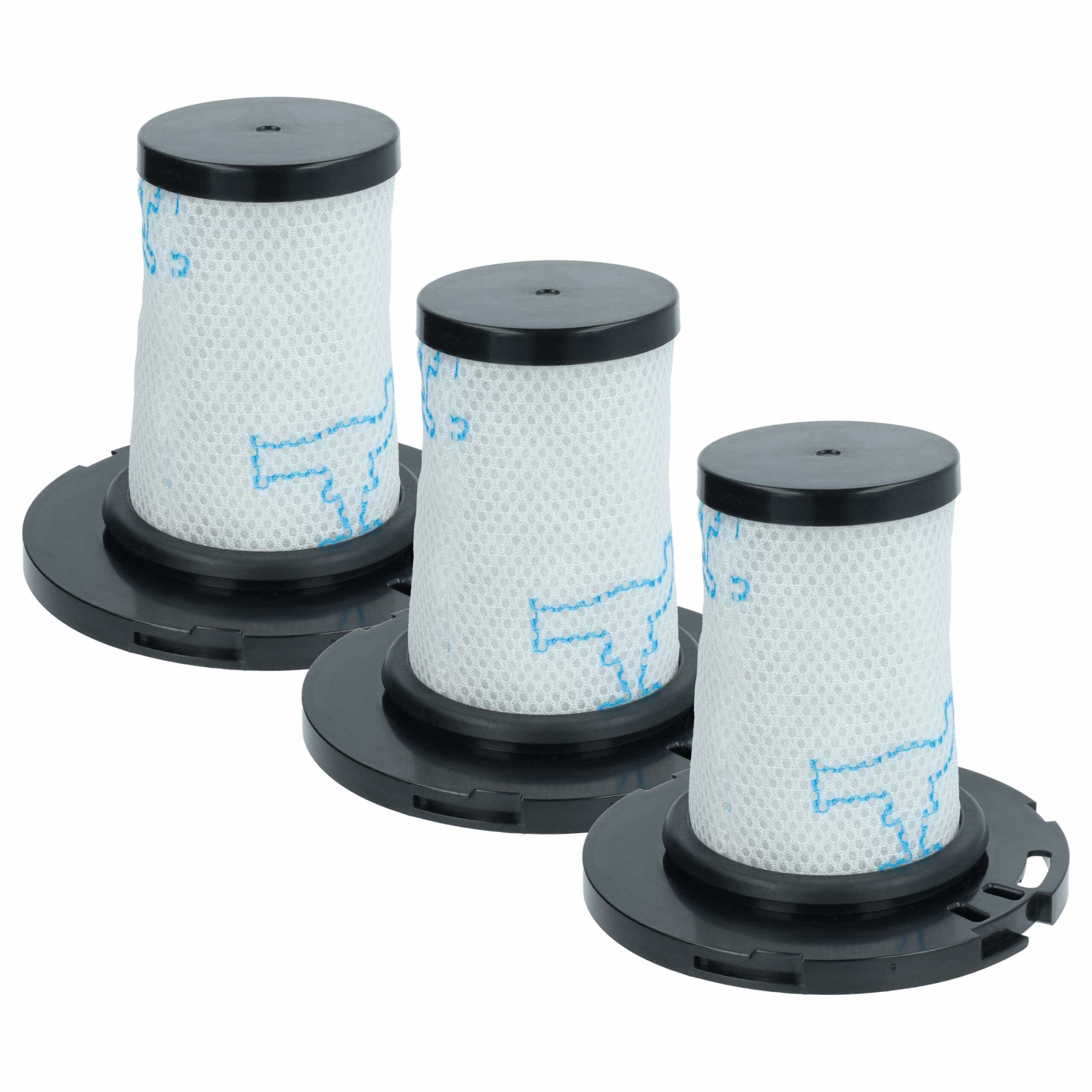 3x Filtro Separador de Substituição vhbw para Aspirador Rowenta ZR009007 Tefal, 10,1 x 11,8 cm
