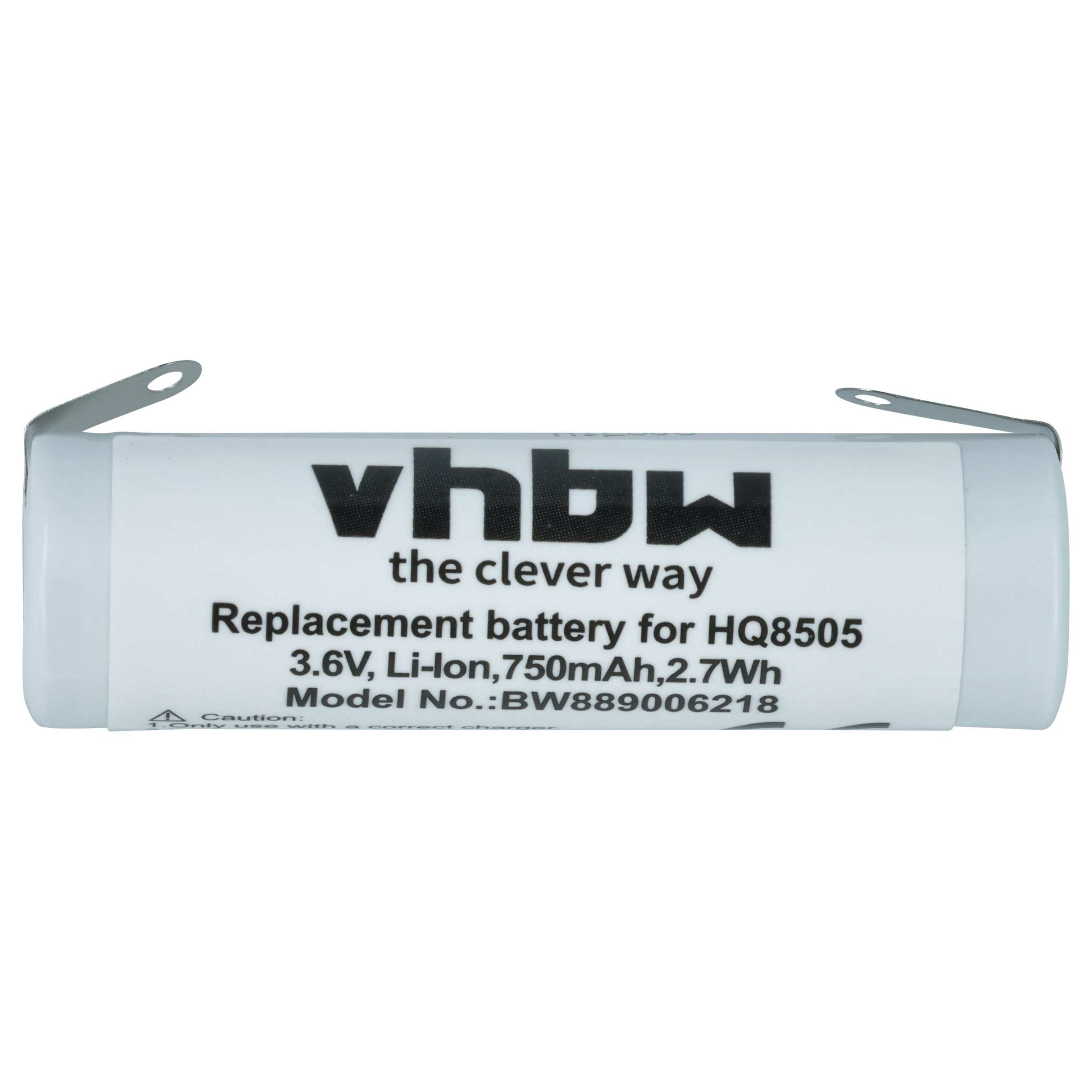 Bateria vhbw para Máquinas de Barbear Philips - 750 mAh 3.6V Li-Ion - Image 3