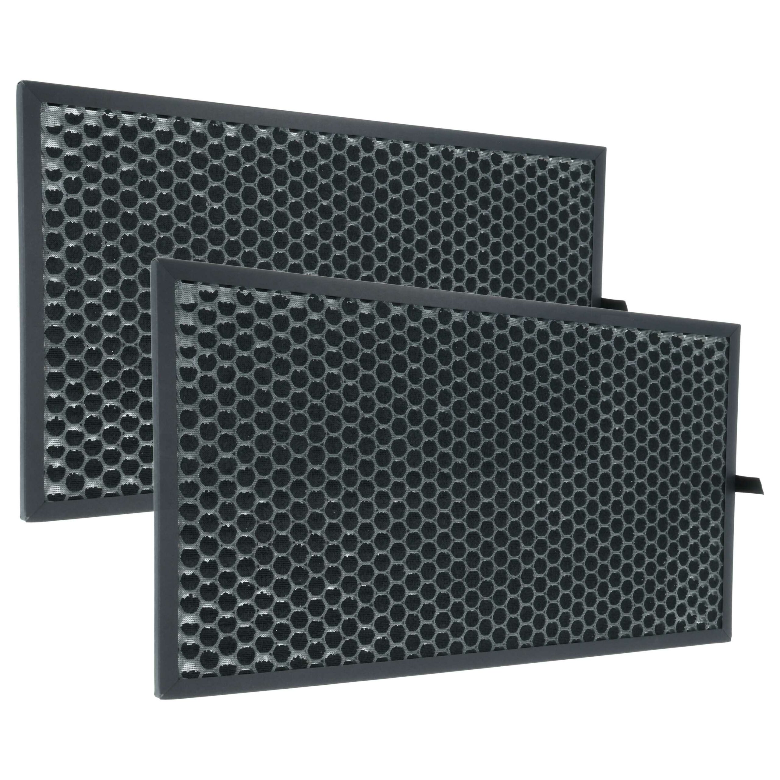 2x Filtro de Carvão Ativado compatível com Sharp FZ-D60DFE para Purificador de Ar Sharp