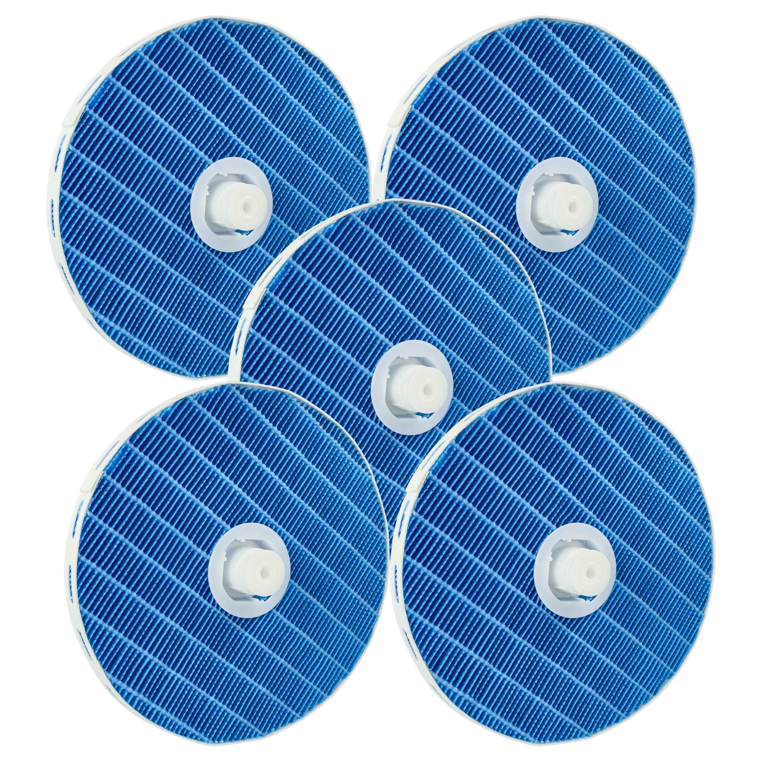 5x Elemento Humidificador Compatível com Philips FY5156/10 vhbw