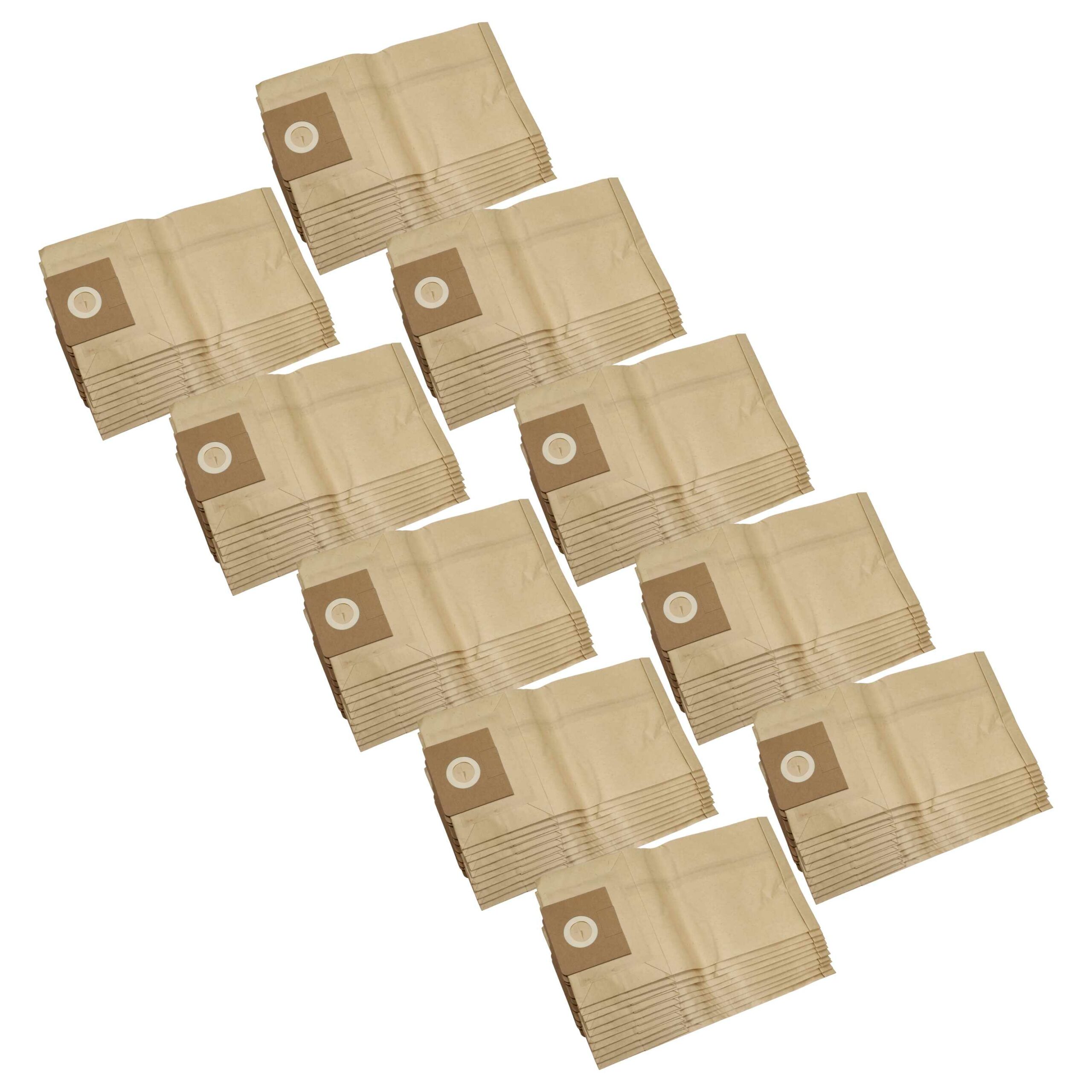 Pack 100x Sacos para Aspirador Flex S 36, Kärcher 3500 E, NT 351 Eco, NT 361 - vhbw