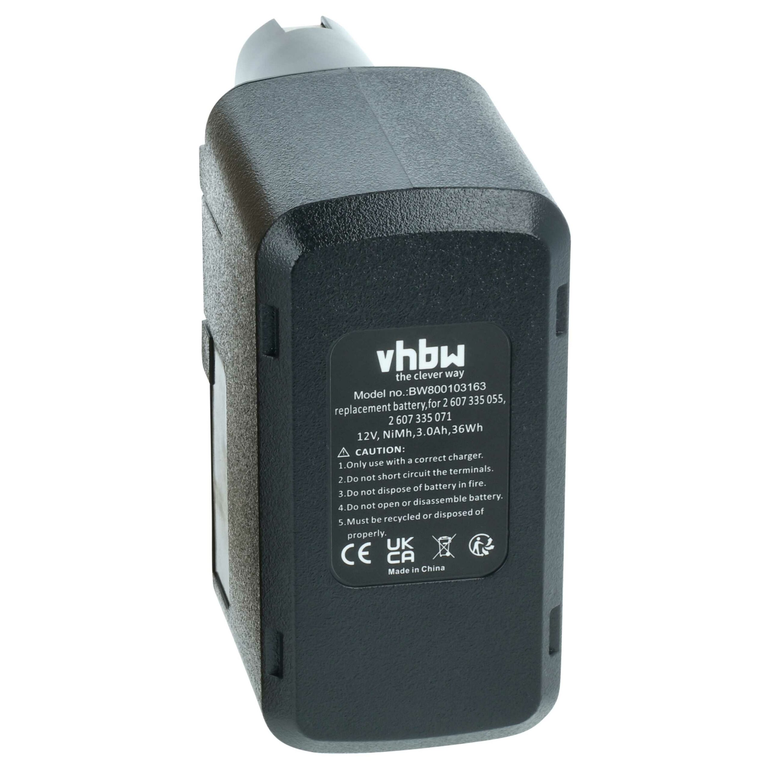 Bateria vhbw para Bosch 2607335055, 2607335054 - 12V, 3000 mAh, NiMH - Image 3