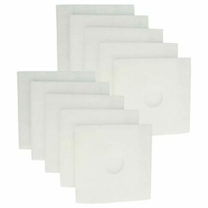 10x Filtro de Ar de Substituição vhbw para Ventilador Helios 00939