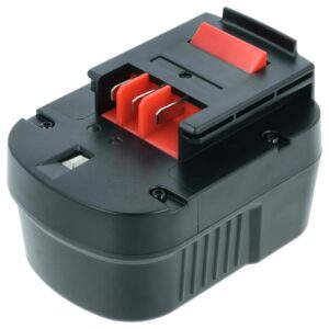 Bateria vhbw compatível com Black & Decker A12, A12-XJ, A12EX, A1712, A12E - 2000 mAh, 12 V, NiMH