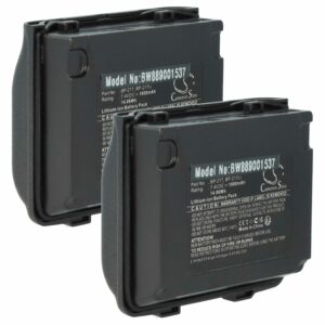 2x Bateria para Rádio Icom BP-217LI, BP-217 - 1900 mAh 14.06 V Li-Ion vhbw