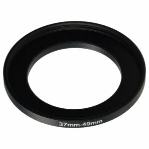 Adaptador de Anel Graduado vhbw 37 mm para 49 mm para Objetivas de Câmara
