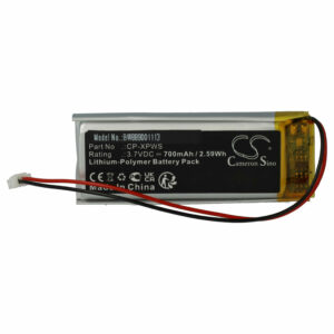 Bateria para Detetor de Metais XP Deus CP-XPWS - 700 mAh 3.7 V Li-polímero vhbw