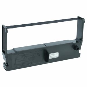 Fita de tinta compatível com Epson ERC-32B, ERC-32, C43S015371 para impressoras matriciais e de talões NCR - Preta