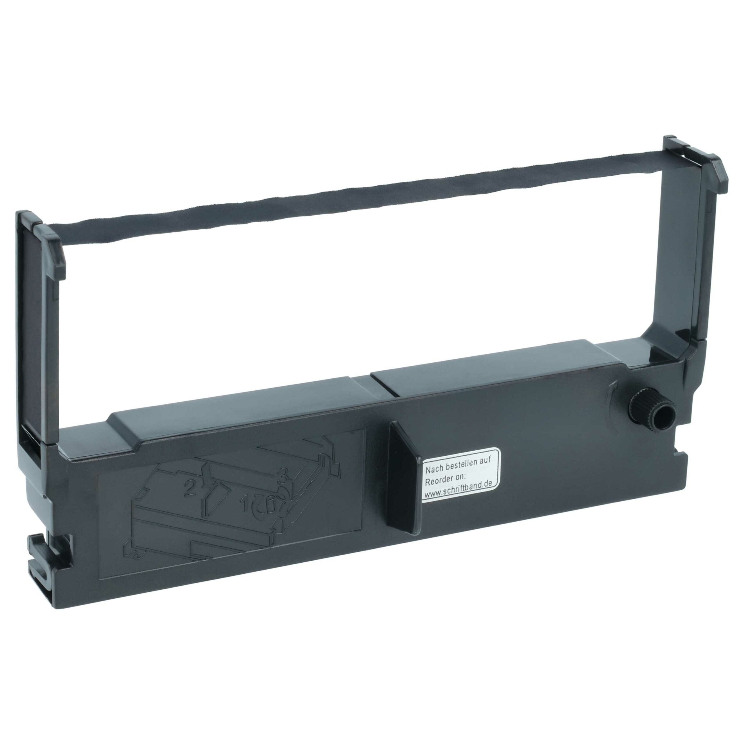 Fita de tinta compatível com Epson ERC-32B, ERC-32, C43S015371 para impressoras matriciais e de talões NCR - Preta