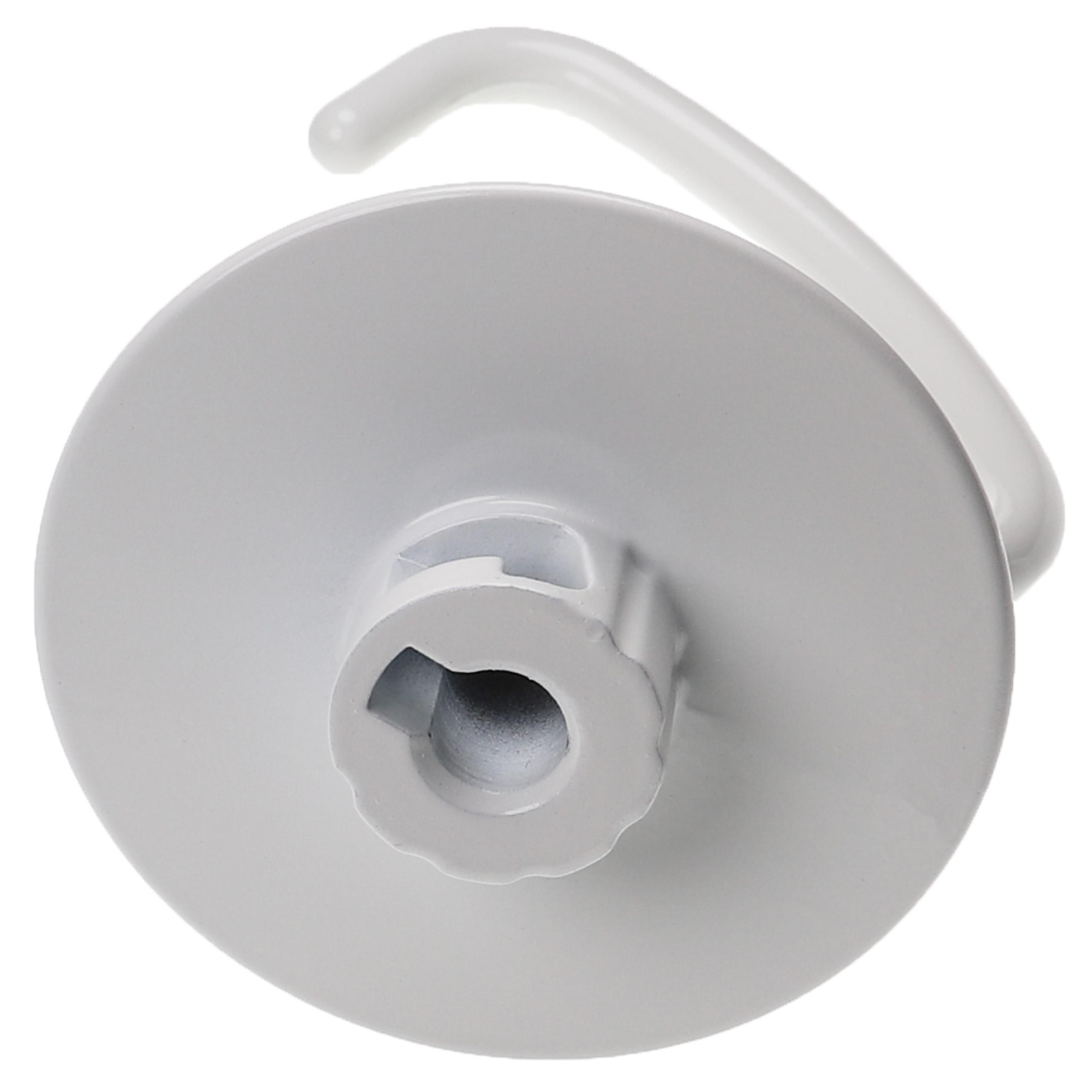 Gancho de massa vhbw para KitchenAid - Compatível com C00510811 - Branco - Image 2