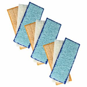 Conjunto de Panos de Limpeza (9 Peças) para iRobot Braava Jet 240, 250 - Plástico vhbw
