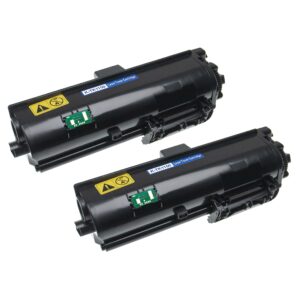 2x Toner vhbw compatível com Kyocera TK-1150 para impressoras Kyocera, preto