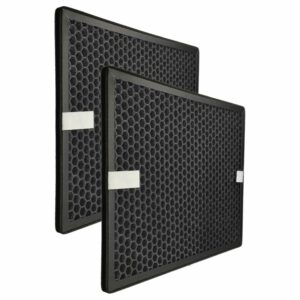 2x Filtro de Carvão Ativado Compatível Philips FY1413/30 para Purificador de Ar - vhbw