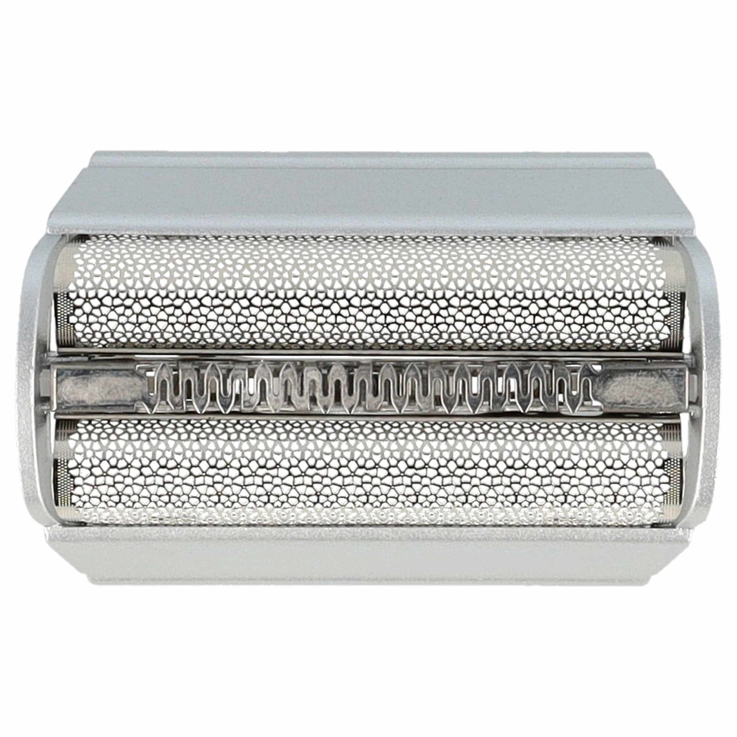 Pack 3x Lâminas de Barbear Duplas vhbw compatível com Braun SB505, 31B, 31S - Prata com Suporte - Image 3