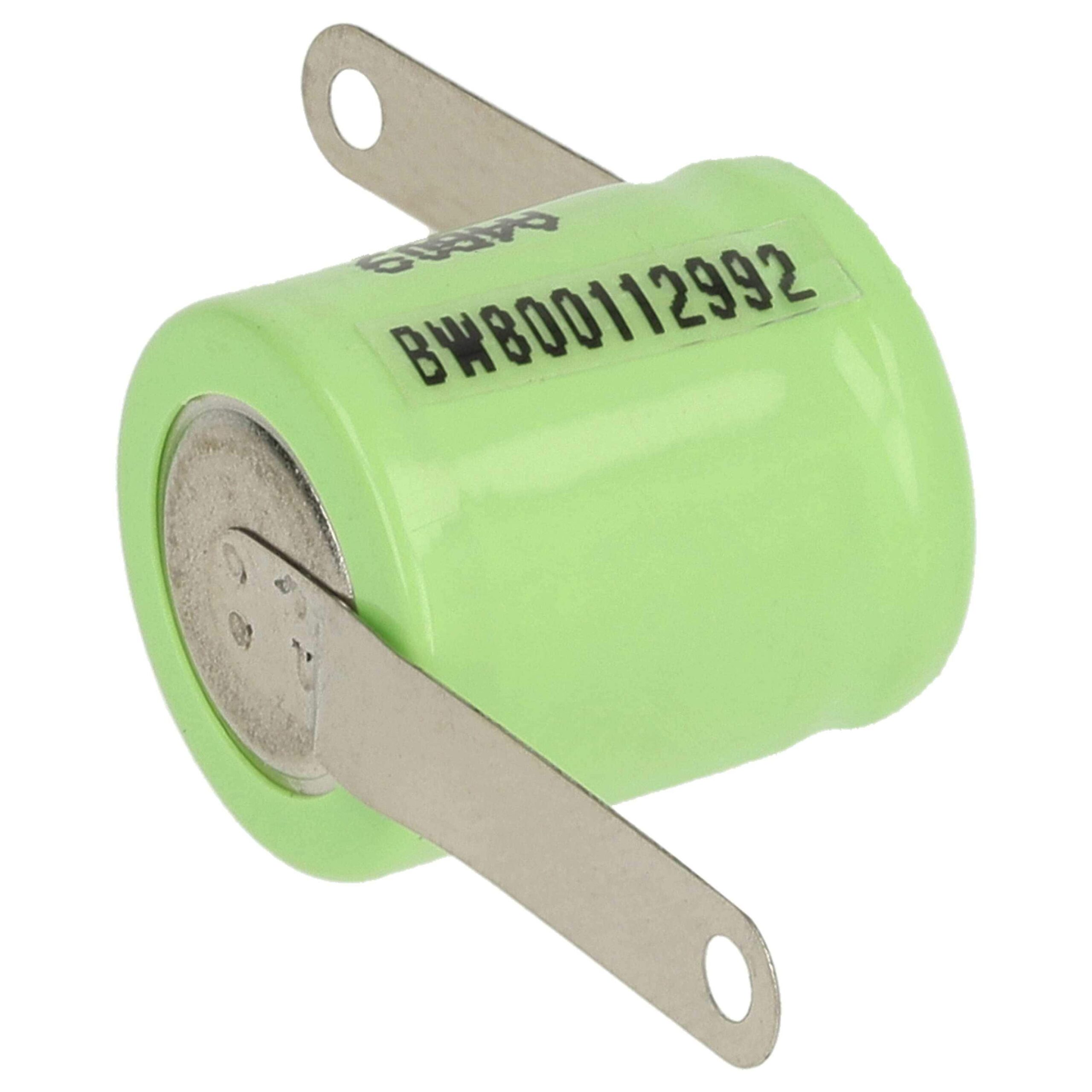 Bateria Recarregável Tipo 1/3AA 300 mAh 1.2V NiMH - Conjunto de 3 Unidades vhbw - Image 2